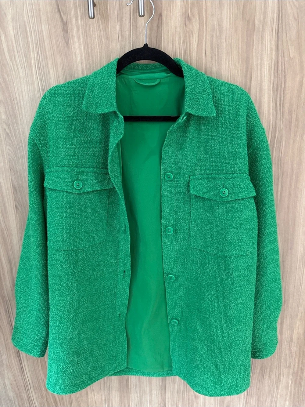 Babaton Emerald Green Utility Overshirt - Picture 2 of 8